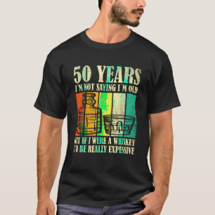 T-shirt 50 ans Vintage Bourbon Whiskey Vintage 50e B