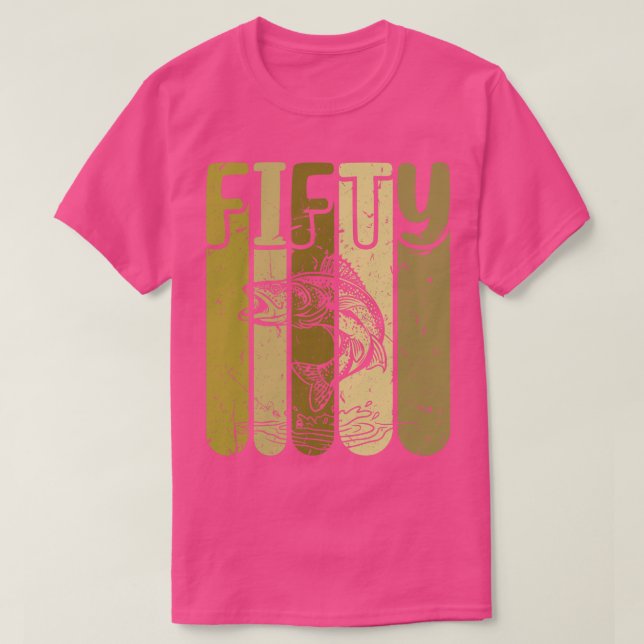 T-shirt 50 ans Walleye Fishing 50e anniversaire (Design devant)