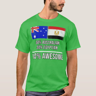 T-shirt 50 Australien 50 Égyptiens 100 Cadeau génial pour 