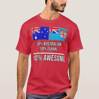 T-shirt 50 Australien 50 Fijian 100 cadeau fantastique pou