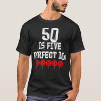 50 Est Cinq Parfait 10 années 10 Drôle 50 Ans Plai
