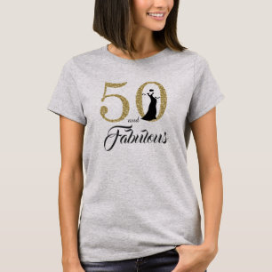 T-shirt 50 et cadeau d'anniversaire fabuleux