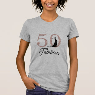 T-shirt 50 et cadeau d'anniversaire fabuleux