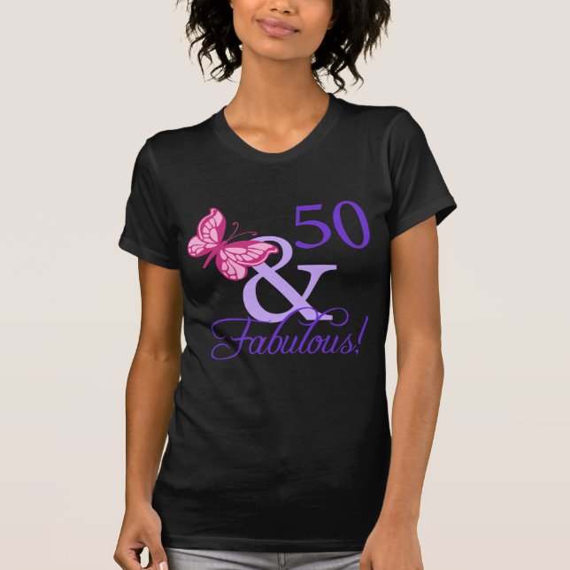 T-shirt 50 Et Fabuleux Anniversaire (Devant)