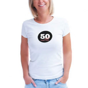 T-shirt 50 et fabuleux cinquantième anniversaire