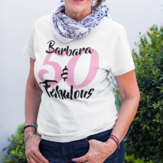 T-shirt 50 et fabuleux personnalisation fête d'anniversair