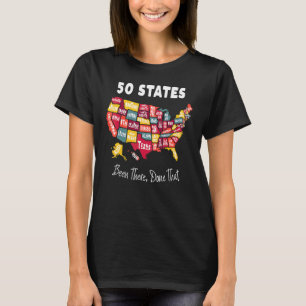 T-shirt 50 États Y Ont Fait Ce Souvenir Pour Hommes F