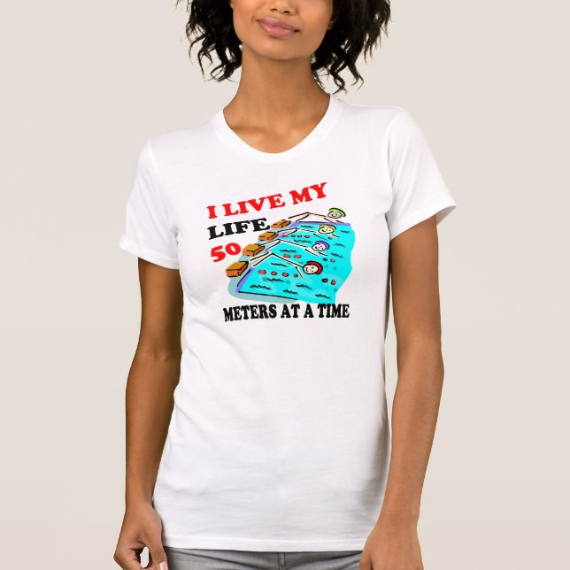 T-shirt 50 mètres à la fois (Devant)