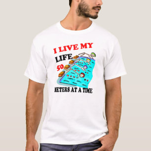 T-shirt 50 mètres à la fois