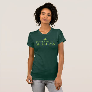 T-shirt 50 nuances de t0shirt vert
