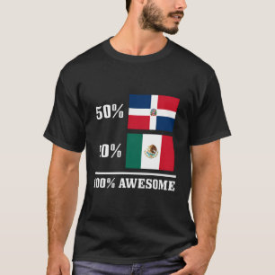 T-shirt 50 République dominicaine 50 Mexique Mexique Mexiq