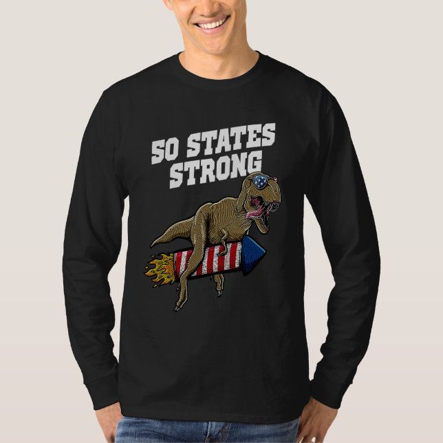 T-shirt 50 States Strong Patriotic American Patriotism USA (Devant)