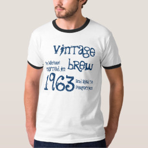 T-shirt 50e anniversaire 1963 ou N'IMPORTE QUELLE ANNÉE Vi