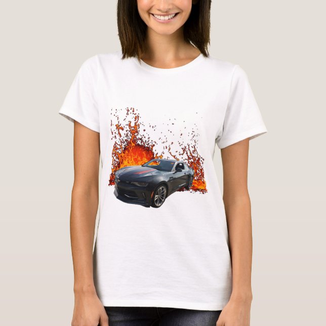 T-shirt 50e anniversaire 2017 Chevy Camaro (Devant)