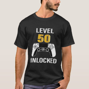 T-shirt 50E Anniversaire / Anniversaire Amusant Vidéo Game