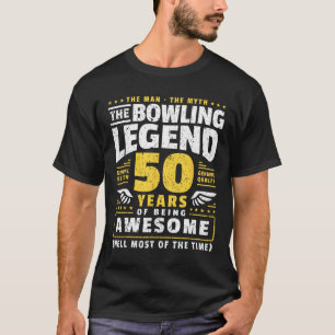 T-shirt 50e anniversaire Bowling 50 ans Old Bowler