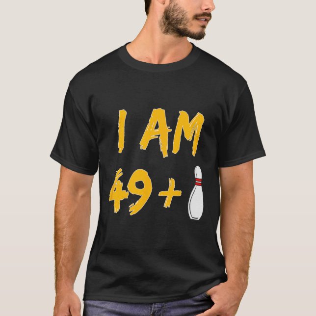 T-shirt 50e anniversaire Bowling Shirt Funny Bowler Party  (Devant)