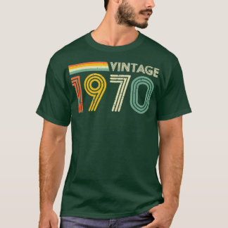 T-shirt 50e anniversaire Cadeau Hommes Retro Vintage 1970