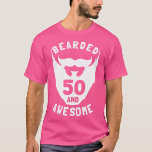 T-shirt 50e Anniversaire Cadeau Porté 50 Et Magnifique