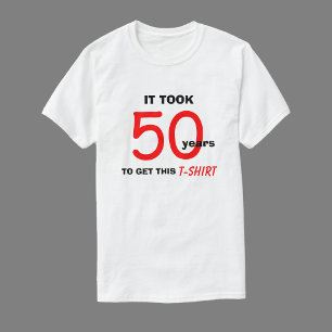T-shirt 50e Anniversaire Cadeaux pour Hommes T Chemise - D