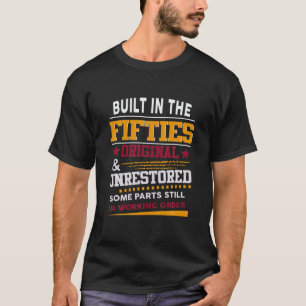 T-shirt 50E Anniversaire Construit Dans Cinquante Années 5