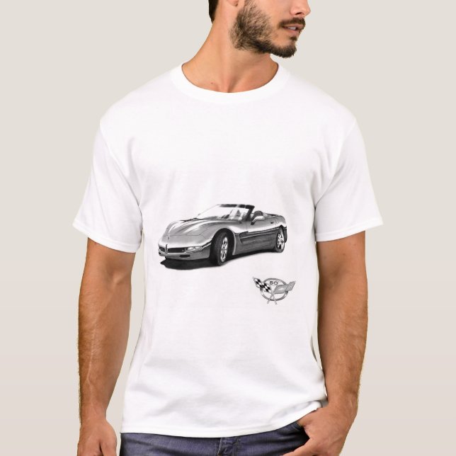 T-shirt 50e anniversaire Corvette (Devant)