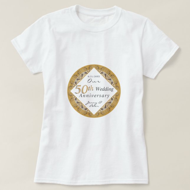 T-shirt 50e anniversaire de mariage  (Design devant)