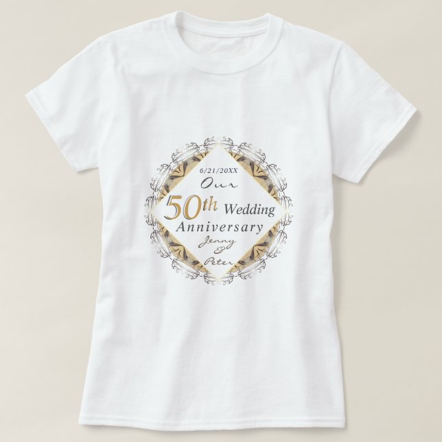 T-shirt 50e anniversaire de mariage  (Design devant)