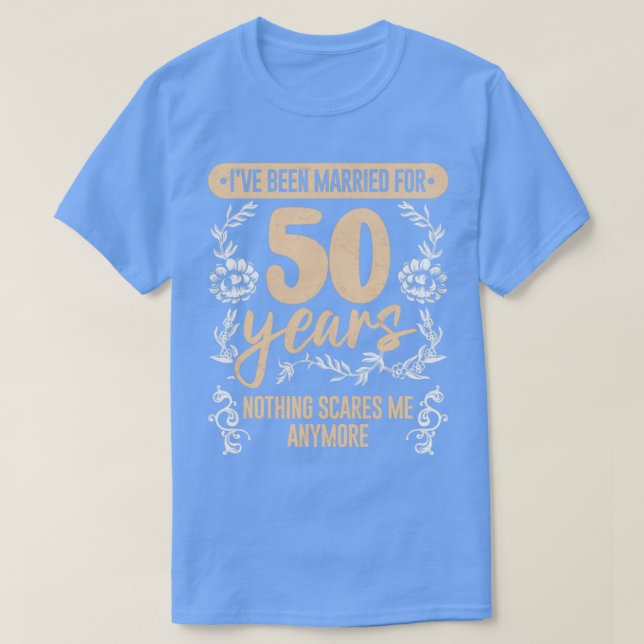 T-shirt 50e anniversaire de mariage mariage d'or (Design devant)