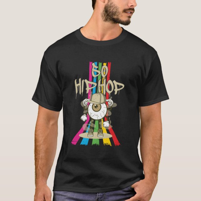 T-shirt 50E Anniversaire De Musique De L'Hip hop Anniversa (Devant)