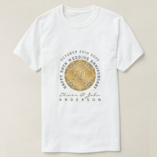 T-shirt 50e anniversaire du Mariage