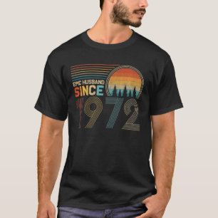 T-shirt 50E Anniversaire Du Mariage Pour Lui Épique Mari