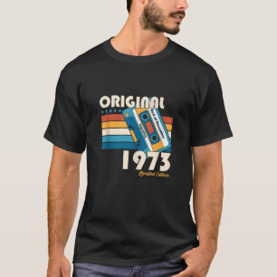 T-shirt 50e anniversaire Homme Décembre Vintage 1973 Ca Vi
