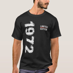 T-shirt 50e anniversaire Homme femme Vintage 1972 Annivers