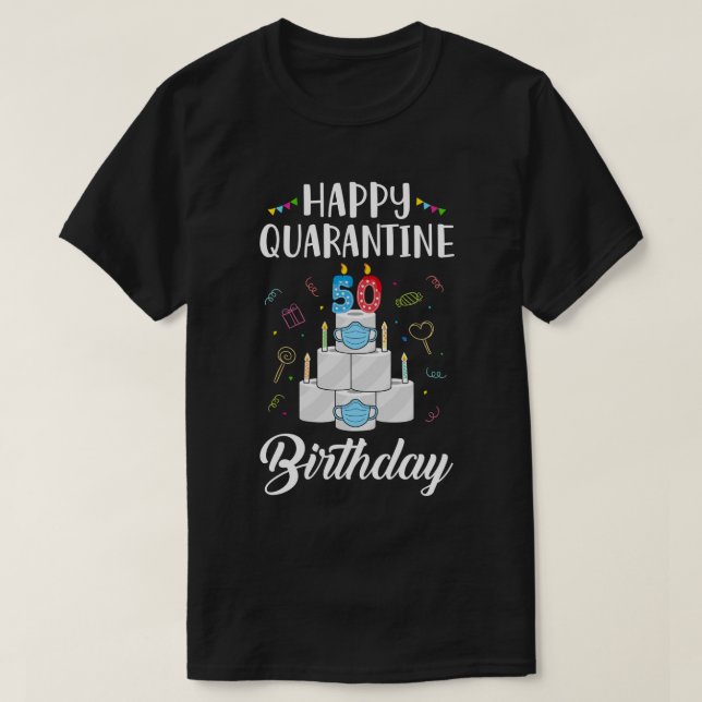 T-shirt 50e anniversaire Idée cadeau 1970 Joyeux Birt de q (Design devant)