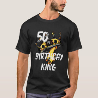 T-shirt 50e anniversaire King Personnaliser