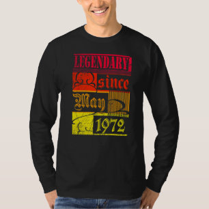 T-shirt 50e anniversaire Légendaire depuis mai 1972 Ret Vi