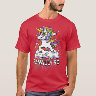 T-shirt 50e anniversaire licorne cool dabbing