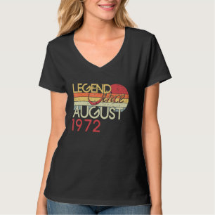 T-shirt 50e anniversaire Ma 50 ans légende depuis août