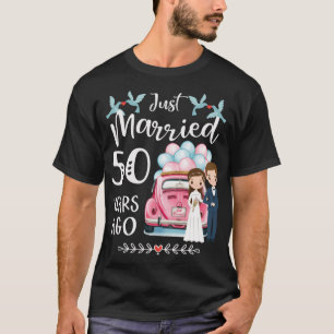 T-shirt 50e Anniversaire - Mariés il y a 50 ans