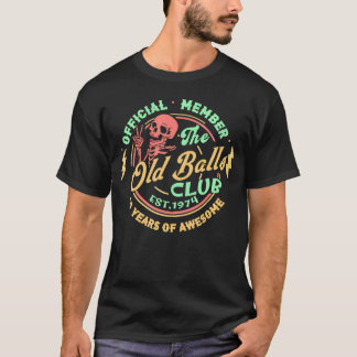 T-shirt 50E Anniversaire Membre Old Balls Club 1974 50E