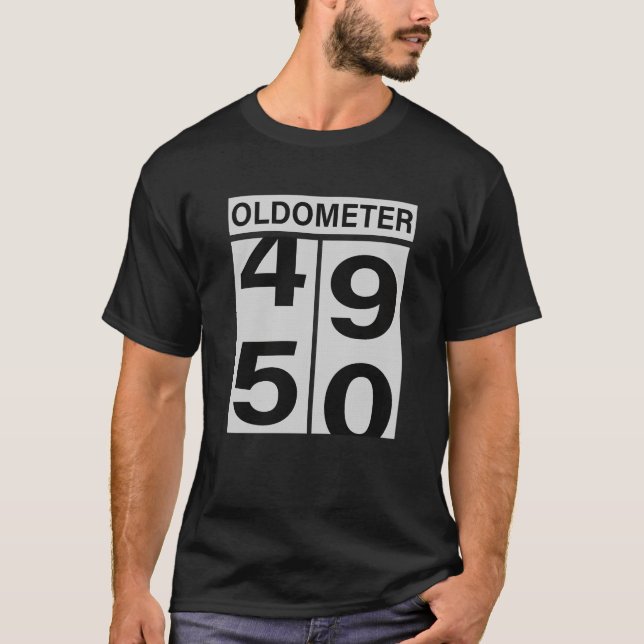 T-shirt 50e anniversaire Oldomètre (Devant)