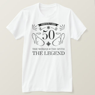 T-shirt 50e anniversaire pour les femmes