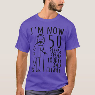 T-shirt 50e anniversaire pour lui Hommes J'ai maintenant 5