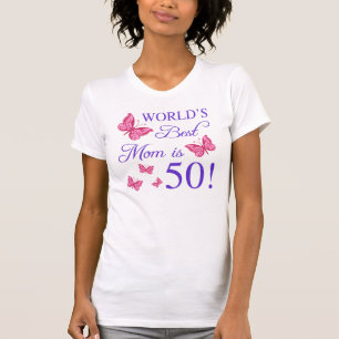 T-shirt 50e anniversaire pour maman