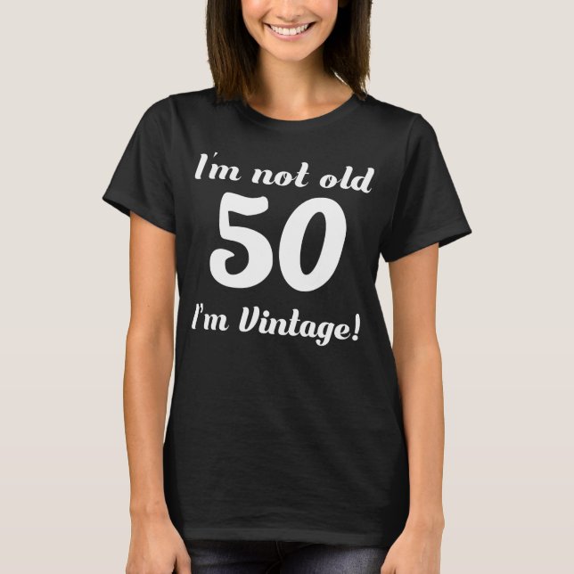 T-shirt 50e anniversaire Vintage (Devant)