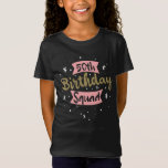 T-Shirt 50e Birthday<br><div class="desc">50e Birthday Squad in pink and white color Cute, decorative birthday graphic design is sure to bring smiles to everyone's faces ! Whether for yourself or for someone else. This design is fitting for old people who have their 50th birthday. It can be given as a Birthday gift to your...</div>