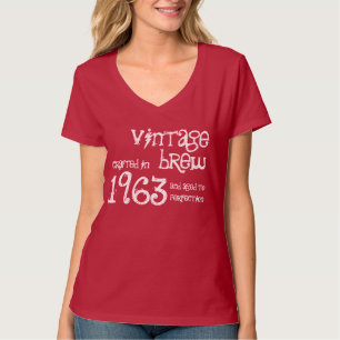 T-shirt 50e cadeau d'anniversaire 1963 brasse Vintage