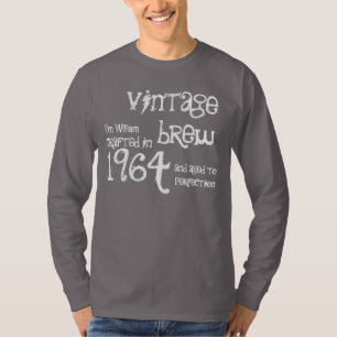 T-shirt 50e cadeau d'anniversaire 1964 Gris de race Vintag