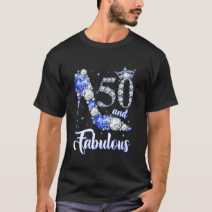 T-shirt 50E Chaussures De Couronne Diamant 50 Fabuleux 50
